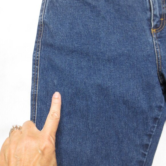 WRANGLER womens JEANS denim BLUE western COWBOY high rise SIZE 7/8 - Picture 4 of 11